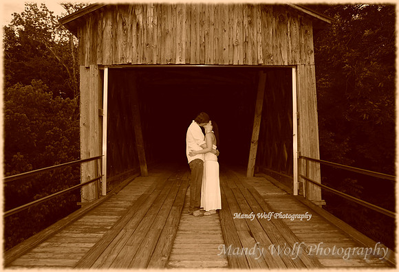 Covered Bridge Engagement Session